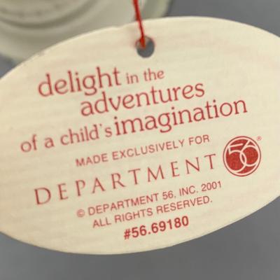 LOT 170 B: Department 56 Snowbabies Let's Pretend Collection: "Little Liberty", "For The Red White And Blue",...