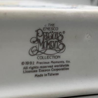 LOT 171 B: Precious Moments Collection: Wedding Cake Topper, "Together Is The Nicest Place To Be", "Friends Write From The...