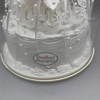 LOT 171 B: Precious Moments Collection: Wedding Cake Topper, "Together Is The Nicest Place To Be", "Friends Write From The...