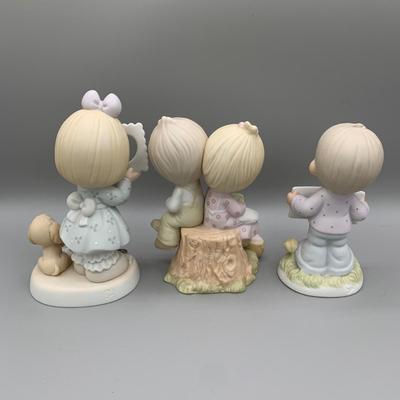 LOT 171 B: Precious Moments Collection: Wedding Cake Topper, "Together Is The Nicest Place To Be", "Friends Write From The...