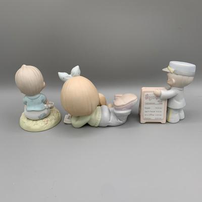 LOT 171 B: Precious Moments Collection: Wedding Cake Topper, "Together Is The Nicest Place To Be", "Friends Write From The...