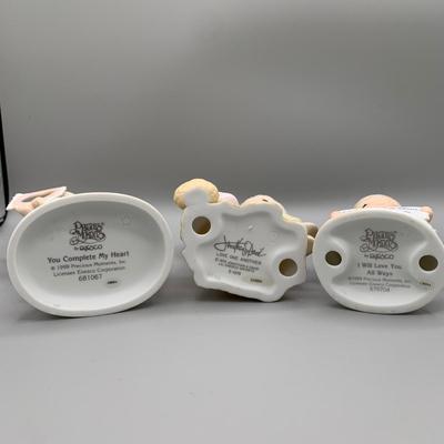 LOT 171 B: Precious Moments Collection: Wedding Cake Topper, "Together Is The Nicest Place To Be", "Friends Write From The...