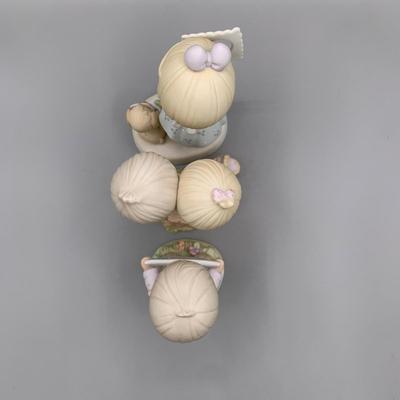 LOT 171 B: Precious Moments Collection: Wedding Cake Topper, "Together Is The Nicest Place To Be", "Friends Write From The...