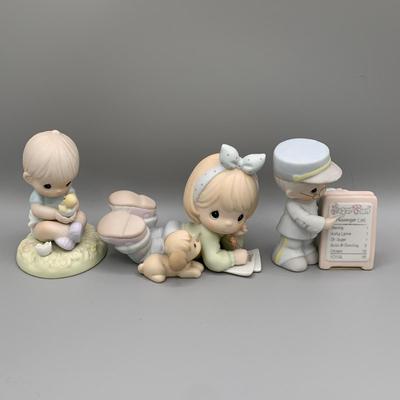 LOT 171 B: Precious Moments Collection: Wedding Cake Topper, "Together Is The Nicest Place To Be", "Friends Write From The...