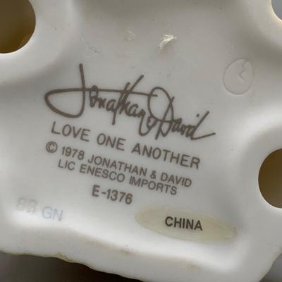 LOT 171 B: Precious Moments Collection: Wedding Cake Topper, "Together Is The Nicest Place To Be", "Friends Write From The...