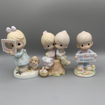 LOT 171 B: Precious Moments Collection: Wedding Cake Topper, "Together Is The Nicest Place To Be", "Friends Write From The...