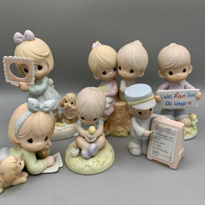 LOT 171 B: Precious Moments Collection: Wedding Cake Topper, "Together Is The Nicest Place To Be", "Friends Write From The...