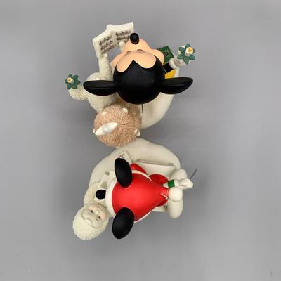 LOT 172 B: Department 56 Snowbabies Guest Collection: "Special Delivery From Mickey And Me", "A Mickey Melody",...