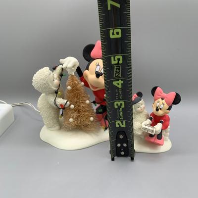 LOT 172 B: Department 56 Snowbabies Guest Collection: "Special Delivery From Mickey And Me", "A Mickey Melody",...