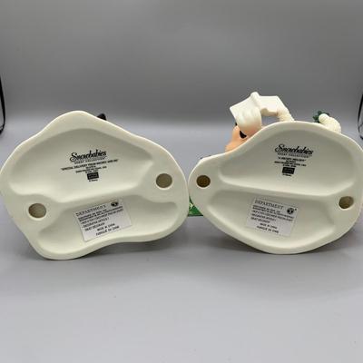 LOT 172 B: Department 56 Snowbabies Guest Collection: "Special Delivery From Mickey And Me", "A Mickey Melody",...