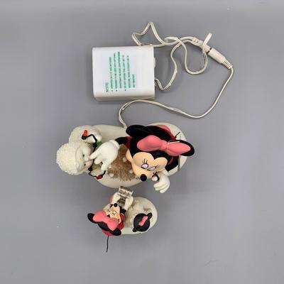 LOT 172 B: Department 56 Snowbabies Guest Collection: "Special Delivery From Mickey And Me", "A Mickey Melody",...