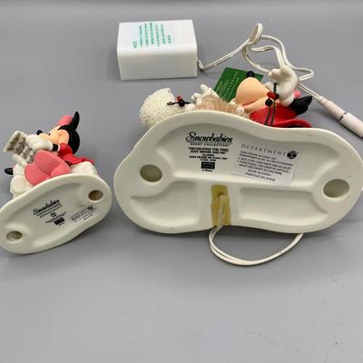 LOT 172 B: Department 56 Snowbabies Guest Collection: "Special Delivery From Mickey And Me", "A Mickey Melody",...