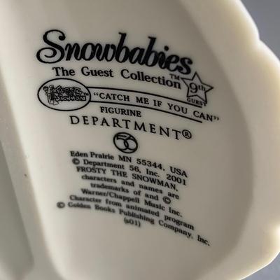 LOT 173 B: Department 56 Snowbabies Guest Collection: "Rudolph Gets Ready", "Catch Me If You Can", "You're...