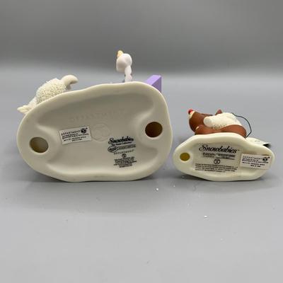 LOT 173 B: Department 56 Snowbabies Guest Collection: "Rudolph Gets Ready", "Catch Me If You Can", "You're...