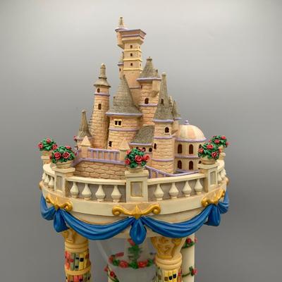 LOT 176 B: Disney Beauty And The Beast Musical Hourglass Snowglobe