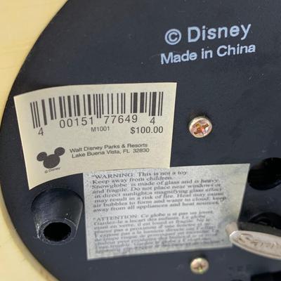 LOT 176 B: Disney Beauty And The Beast Musical Hourglass Snowglobe