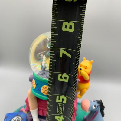 LOT 178 B: Disney Winnie The Pooh "Christopher Robin Reading King Arthur And The Dragon" Musical Snowglobe Tune "Winnie...