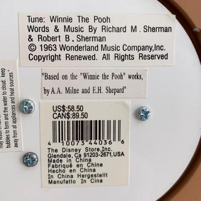 LOT 178 B: Disney Winnie The Pooh "Christopher Robin Reading King Arthur And The Dragon" Musical Snowglobe Tune "Winnie...