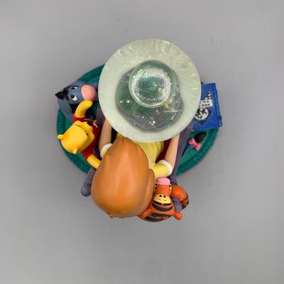 LOT 178 B: Disney Winnie The Pooh "Christopher Robin Reading King Arthur And The Dragon" Musical Snowglobe Tune "Winnie...