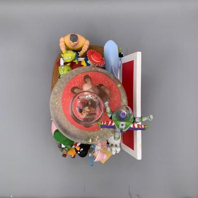 LOT 179 B: Disney 1995 Toy Story "Andy's Toy Box" Musical Snowglobe Tune "You've Got A Friend In Me"