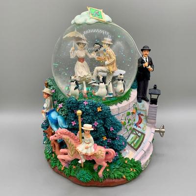 LOT 180 B: Disney Mary Poppins Musical Snowglobe Tune "Let's Go Fly A Kite"