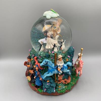 LOT 180 B: Disney Mary Poppins Musical Snowglobe Tune "Let's Go Fly A Kite"