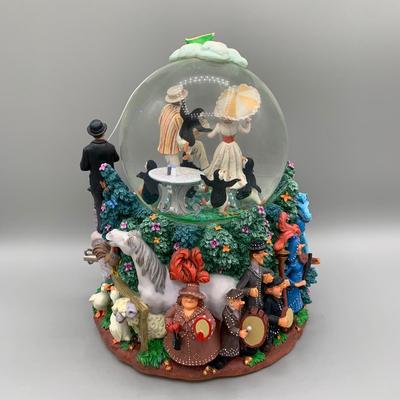 LOT 180 B: Disney Mary Poppins Musical Snowglobe Tune "Let's Go Fly A Kite"