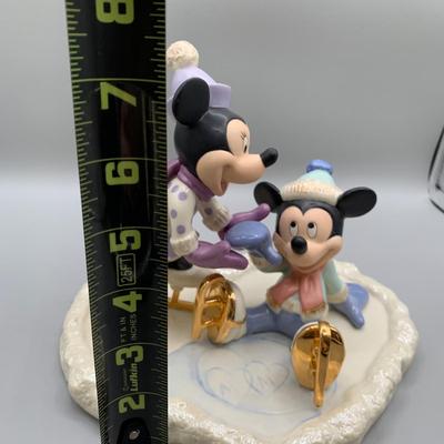 LOT 184 B: Disney Showcase Collection by Lenox: "Mickey Falls For Love" & "Mickey's Teacup Twirl"