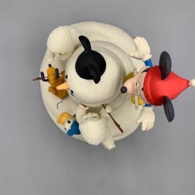 LOT 187 B: Department 56 Snowbabies Guest Collection: "My Pal Mickey", "A Magical Sleigh Ride With Mickey", &...