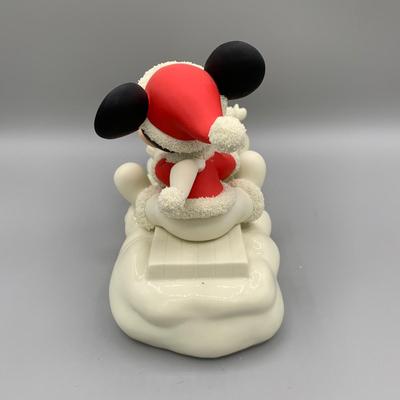 LOT 187 B: Department 56 Snowbabies Guest Collection: "My Pal Mickey", "A Magical Sleigh Ride With Mickey", &...