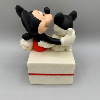 LOT 187 B: Department 56 Snowbabies Guest Collection: "My Pal Mickey", "A Magical Sleigh Ride With Mickey", &...