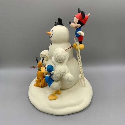 LOT 187 B: Department 56 Snowbabies Guest Collection: "My Pal Mickey", "A Magical Sleigh Ride With Mickey", &...