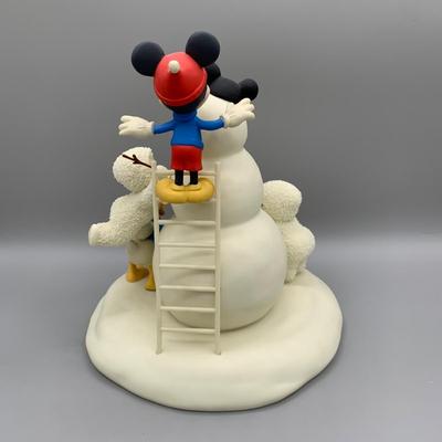 LOT 187 B: Department 56 Snowbabies Guest Collection: "My Pal Mickey", "A Magical Sleigh Ride With Mickey", &...
