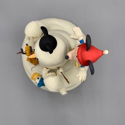 LOT 187 B: Department 56 Snowbabies Guest Collection: "My Pal Mickey", "A Magical Sleigh Ride With Mickey", &...