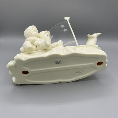 LOT 188 B: Department 56 Snowbabies "Come Sail With Me" & Trees