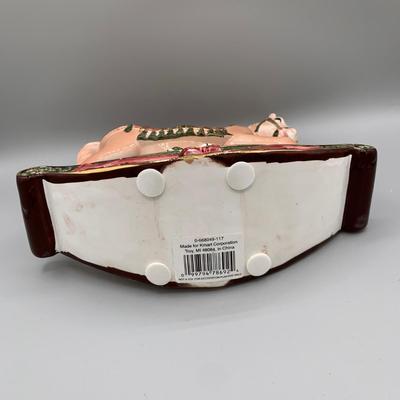 LOT 189 B: Christmas Rocking Horse Collection: 2 Musical Porcelain & More