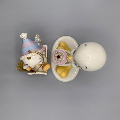LOT 190 B: Lenox Ornament Collection: "A Present From Tweety", "Sorcerer's Apprentice", "A Tweedy...