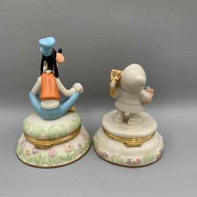 LOT 192 B: Disney Treasures by Lenox: "Practice With Goofy", "Doc", "Croquet With Daisy", &...