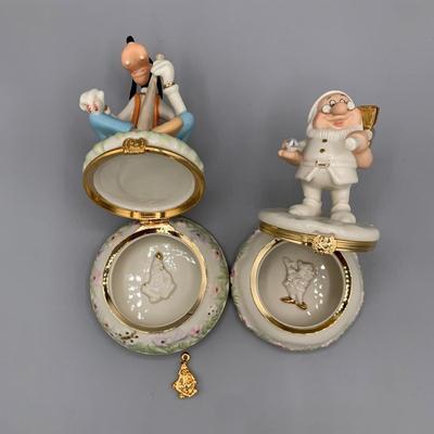LOT 192 B: Disney Treasures by Lenox: "Practice With Goofy", "Doc", "Croquet With Daisy", &...