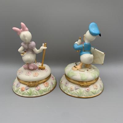 LOT 192 B: Disney Treasures by Lenox: "Practice With Goofy", "Doc", "Croquet With Daisy", &...