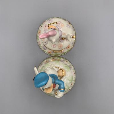 LOT 192 B: Disney Treasures by Lenox: "Practice With Goofy", "Doc", "Croquet With Daisy", &...