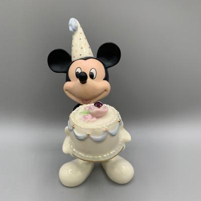 LOT 193 B: Disney Showcase Collection by Lenox "Mickey's Happy Birthday To You" & "Mickey's Heartfelt...