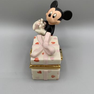 LOT 193 B: Disney Showcase Collection by Lenox "Mickey's Happy Birthday To You" & "Mickey's Heartfelt...