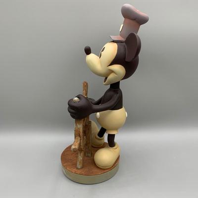 LOT 194 B: Disney Mickey Mouse Conductor & Steamboat Willie Bobbleheads