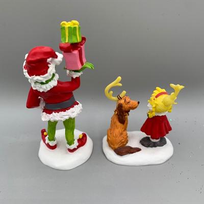 LOT 195 B: Department 56 Dr. Seuss How The Grinch Stole Christmas "Cindy Lou Who's House" Set