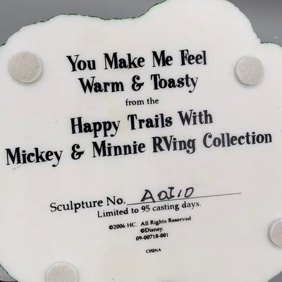LOT 197 B: Happy Trails With Mickey & Minnie RVing Sculpture Collection: "A Picture Perfect Day" & "You Make Me...