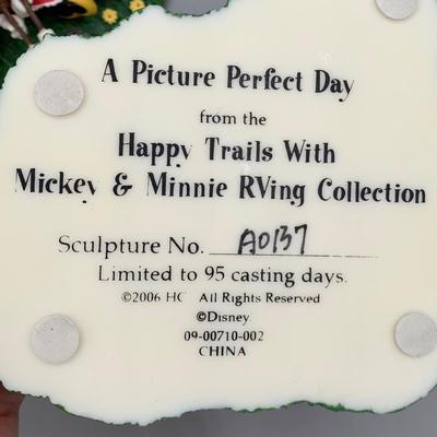 LOT 197 B: Happy Trails With Mickey & Minnie RVing Sculpture Collection: "A Picture Perfect Day" & "You Make Me...