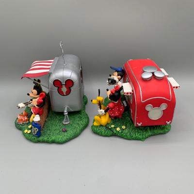 LOT 197 B: Happy Trails With Mickey & Minnie RVing Sculpture Collection: "A Picture Perfect Day" & "You Make Me...