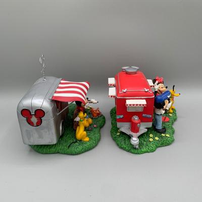 LOT 197 B: Happy Trails With Mickey & Minnie RVing Sculpture Collection: "A Picture Perfect Day" & "You Make Me...