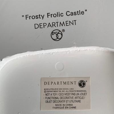 LOT 199 B: Department 56 Snowbabies "Frosty Frolic Castle", "Star Board 2000", "Gathering Stars In The...